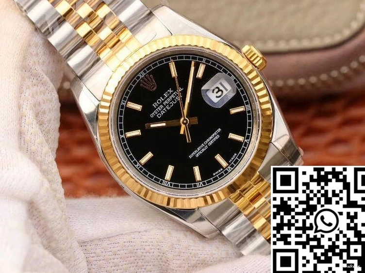 Dial Rolex 36mm 126233 Factory AR Datejust Black 0216